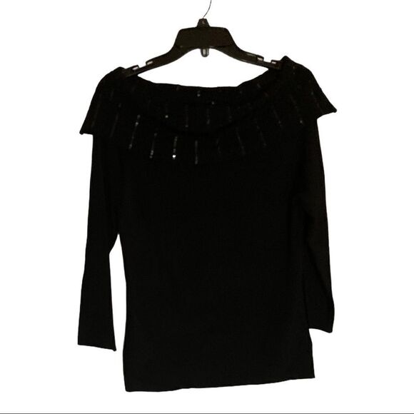 KATHERINE BORLAY, Sequined, Off the shoulder,Top - Picture 11 of 11